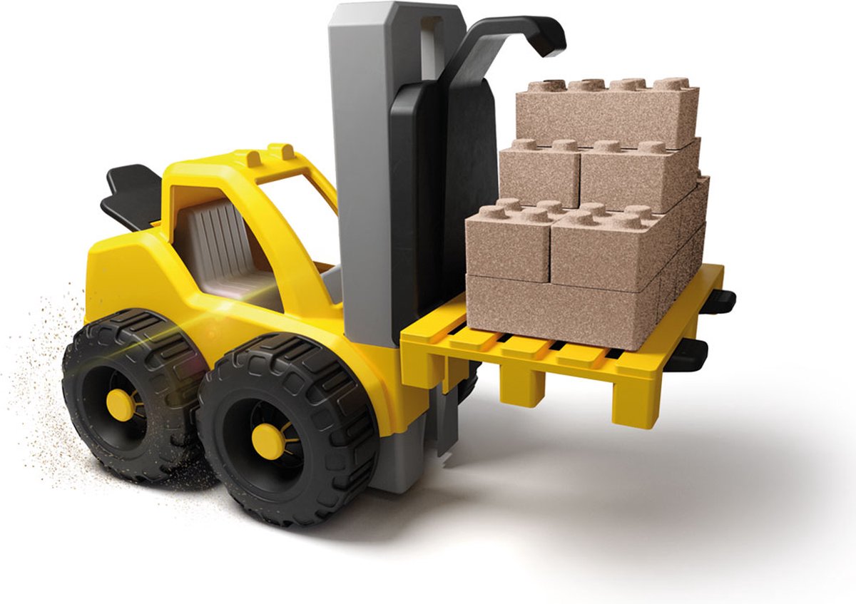 PLAY-IT Kinetische Zandblok Bouwset 750g - Bruin