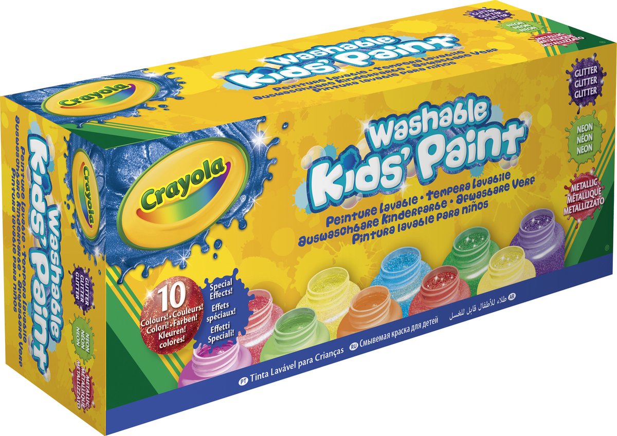 Crayola Speciale Verfset - 10 Kleurrijke Potjes