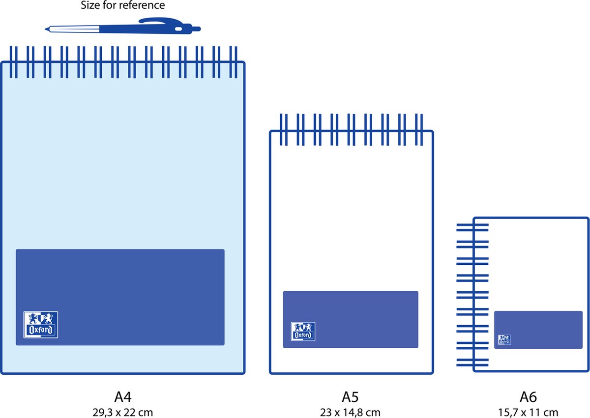 Oxford A4 Schetsboek 100gr 50 Vel met Spiraal