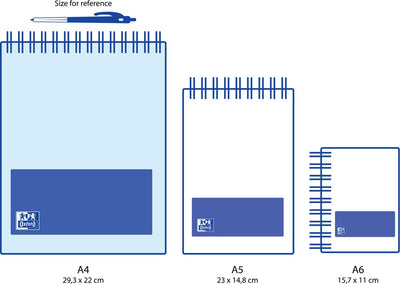 Oxford A4 Schetsboek 100gr 50 Vel met Spiraal