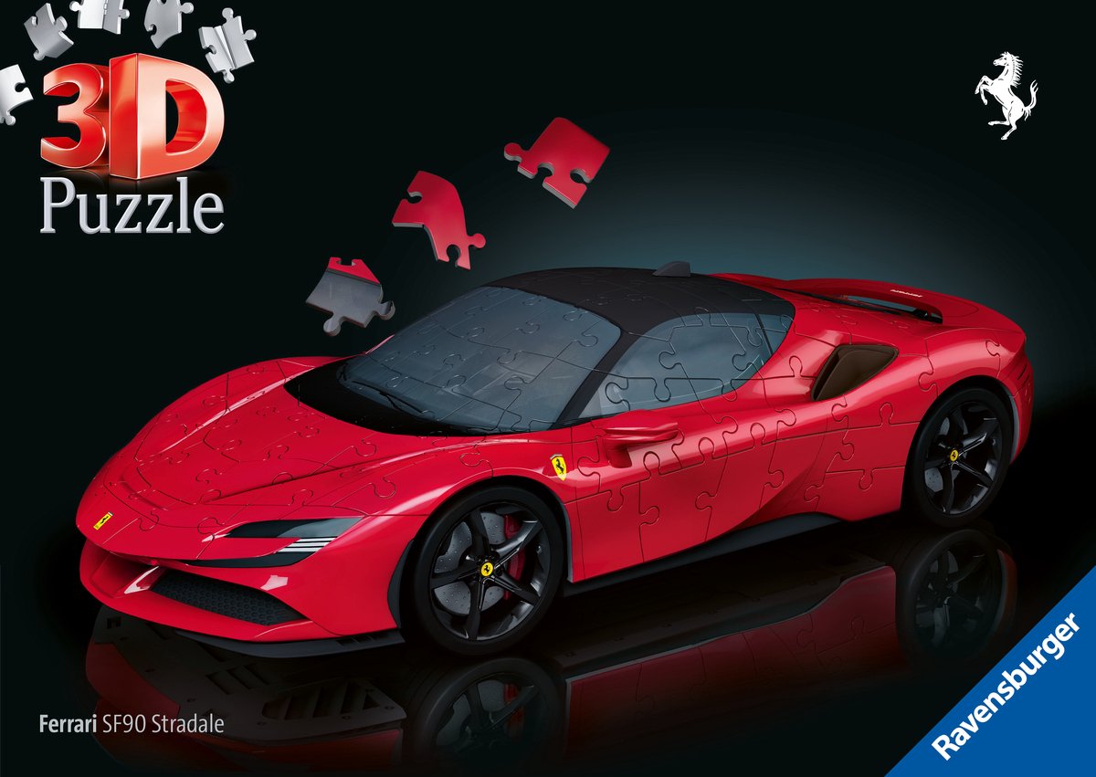 Ravensburger 3D Puzzel Ferrari SF 90 Stradale voor Kinderen & Volwassenen