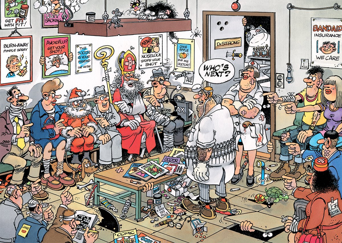 Jan van Haasteren Puzzel 500 Stukjes - Wie is Aan De Beurt?