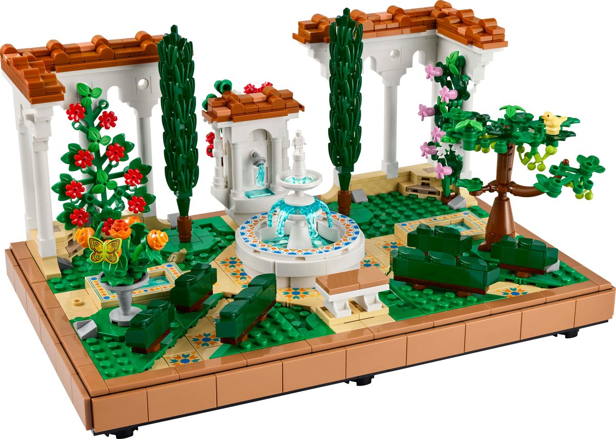 LEGO Jardin d'Icônes met Fontein - 10359