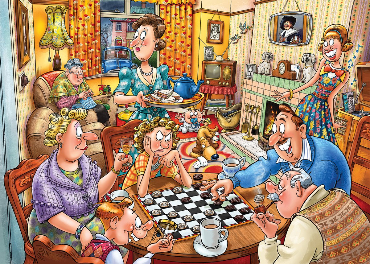 Wasgij Humoristische Puzzel 1000 Stukjes - 1110100015