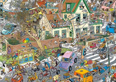 Jan van Haasteren Puzzelset Safari & Storm - 2x1000 Stukjes