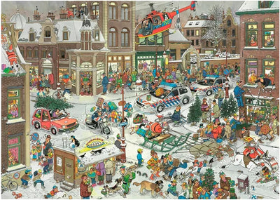 Jan van Haasteren Puzzel 1000 Stukjes - Kerstmis in Chaos