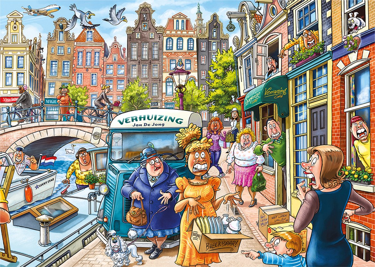 Wasgij Original 45 - Verhuisdag! - 1000 Stukjes Puzzel