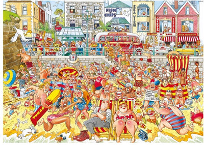 Wasgij Retro Original 8 - Overstroming! Puzzel - 1000 Stuks