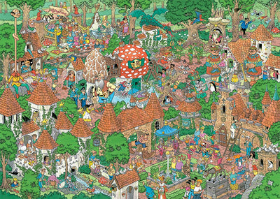 Jan van Haasteren Efteling Sprookjesbos Puzzel 1000 Stukjes