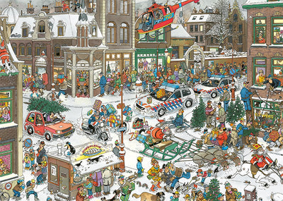 Jan van Haasteren Puzzel 1000 Stukjes - Kerstmis in Chaos