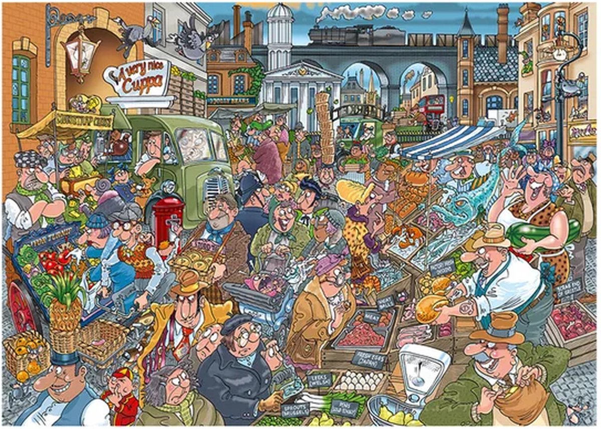 Wasgij Destiny 26 Puzzel - Overvloed aan Bio! - 1000 Stukjes