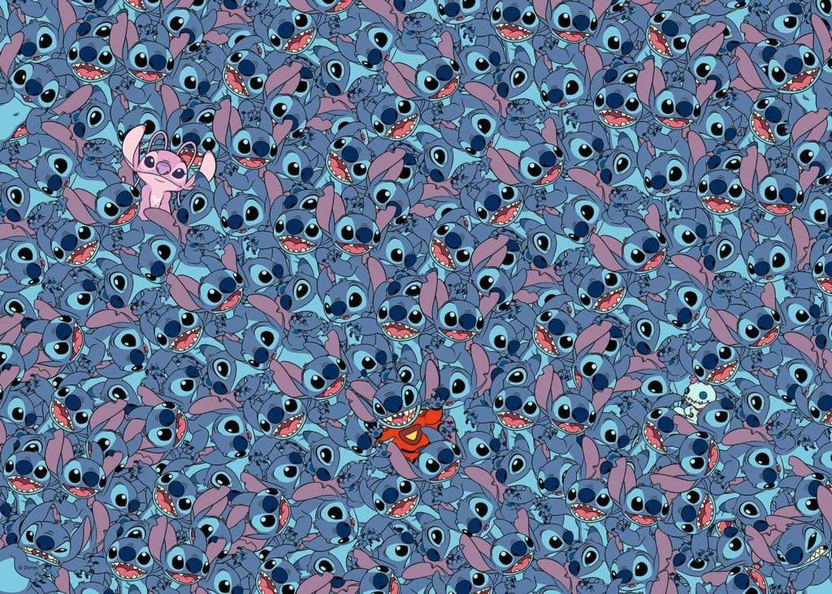Ravensburger Disney Stitch Uitdaging Puzzel - 1000 Stukken