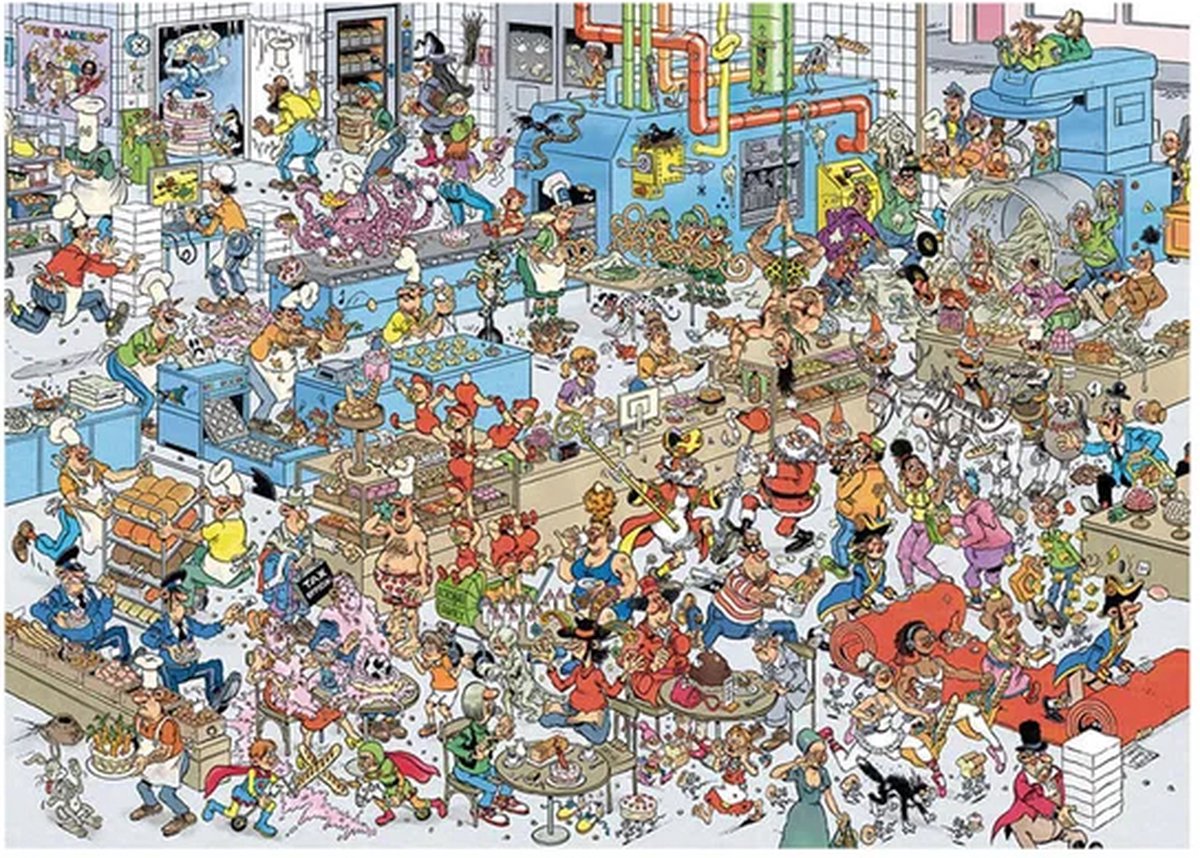 Jan van Haasteren Puzzel La Boulangerie - 2000 Stukjes