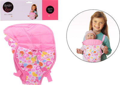 Johntoy 2-in-1 Deluxe Baby Draagzak Baby Rose