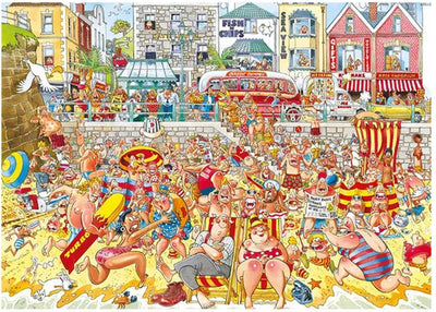 Wasgij Retro Original 8 - Overstroming! Puzzel - 1000 Stuks