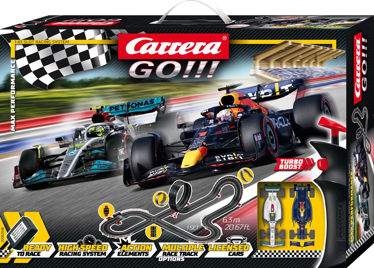 Carrera GO!!! Max Performance Racebaan Set