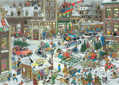 Jan van Haasteren Puzzel 1000 Stukjes - Kerstmis in Chaos