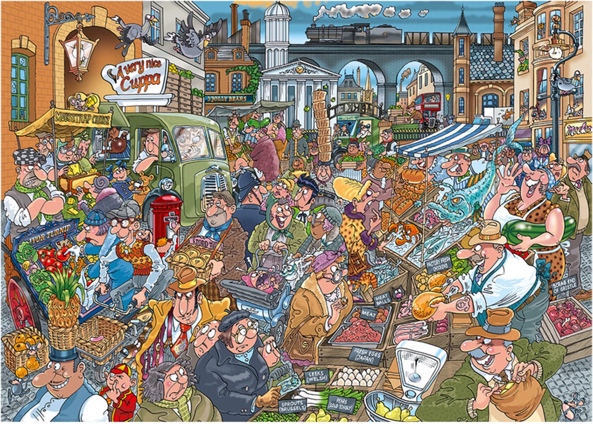 Wasgij Destiny 26 Puzzel - Overvloed aan Bio! - 1000 Stukjes