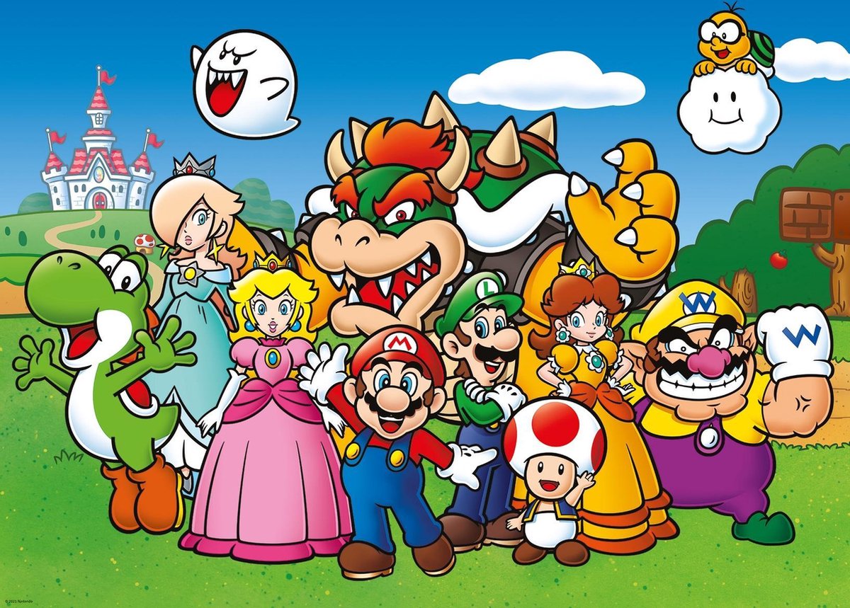 Ravensburger Super Mario XXL Puzzel 100 Stuks - Videogame