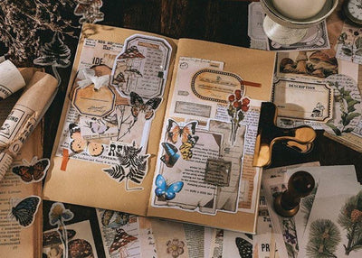 Meer Leuks Nature Deco Sticker & Papier Set - 200 Stuks