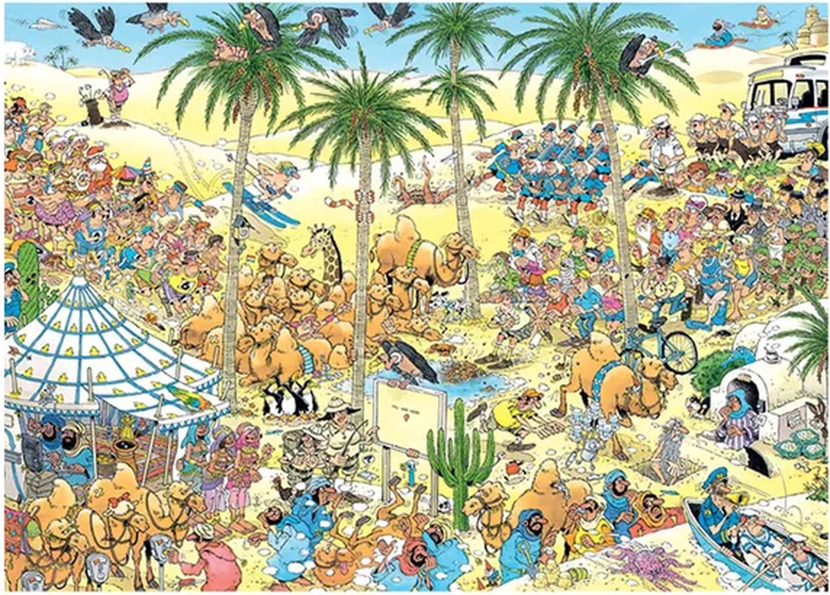 Jan van Haasteren Puzzel De Oase 1000 Stukjes