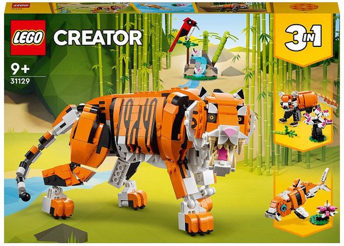 LEGO Creator 3-in-1 Majestueuze Tijger - 31129