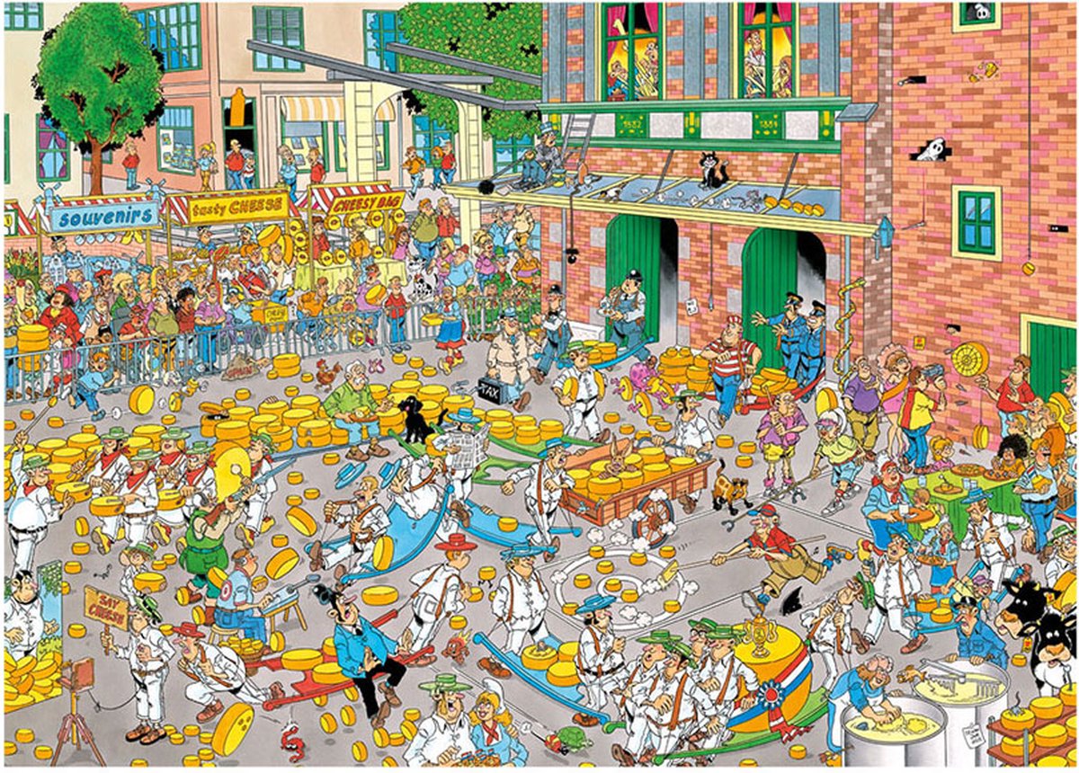 Jan van Haasteren Kaaspuzzel & Skûtsjesilen - 2x1000 stukjes