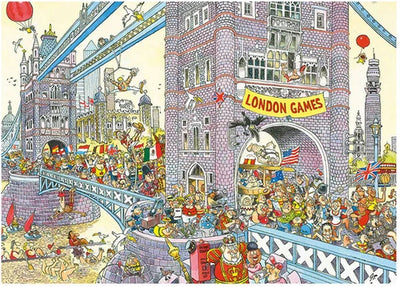 Wasgij Retro Mystery 8 Laatste Horde! Puzzel 1000 Stukjes