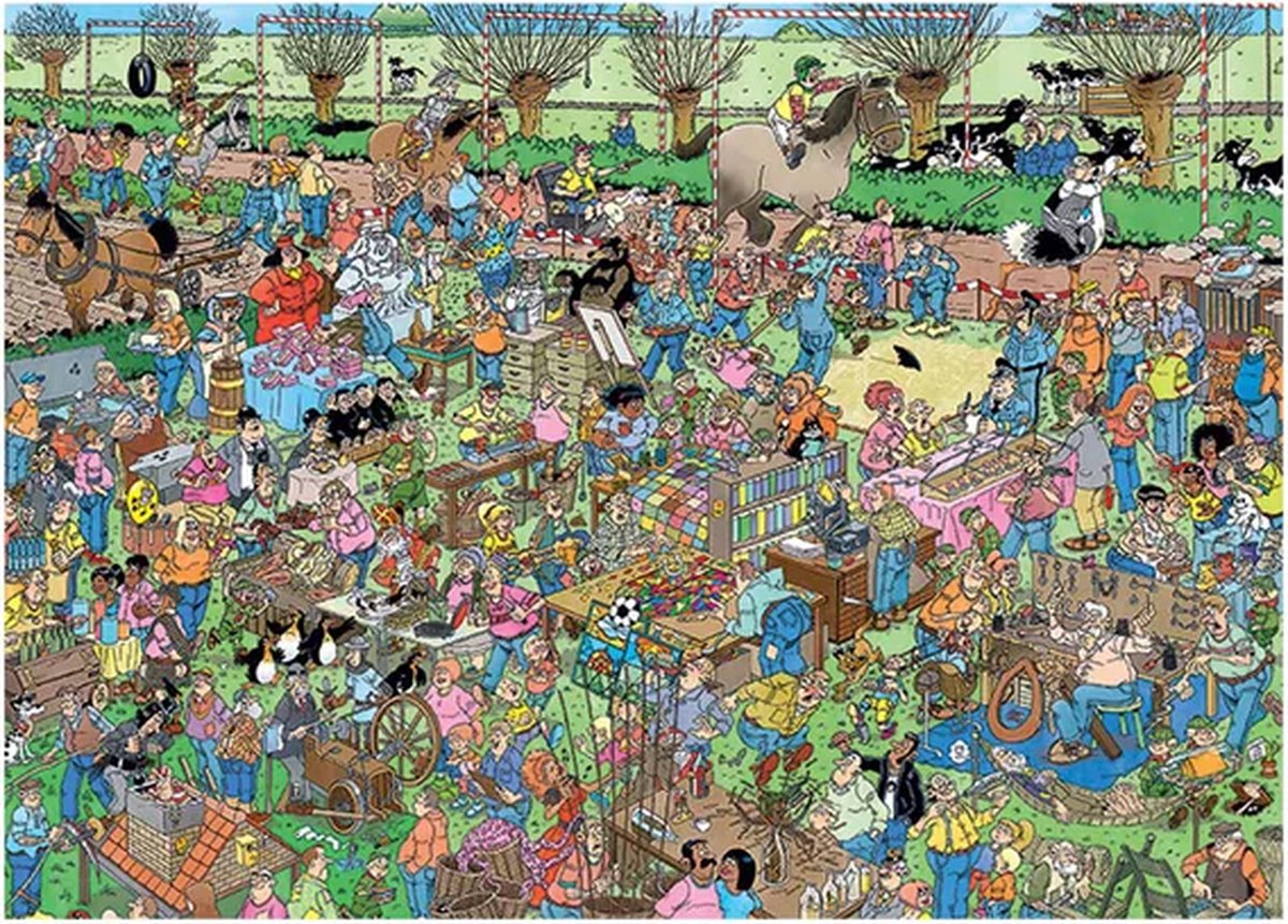 Jan van Haasteren De Nederlandse Ambachtsmarkt Puzzel 1000 Stukjes