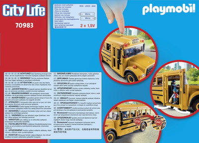 PLAYMOBIL City Life Amerikaanse Schoolbus - 70983