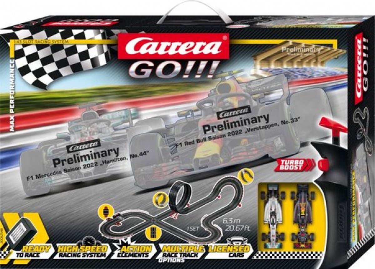 Carrera GO!!! Max Performance Racebaan Set