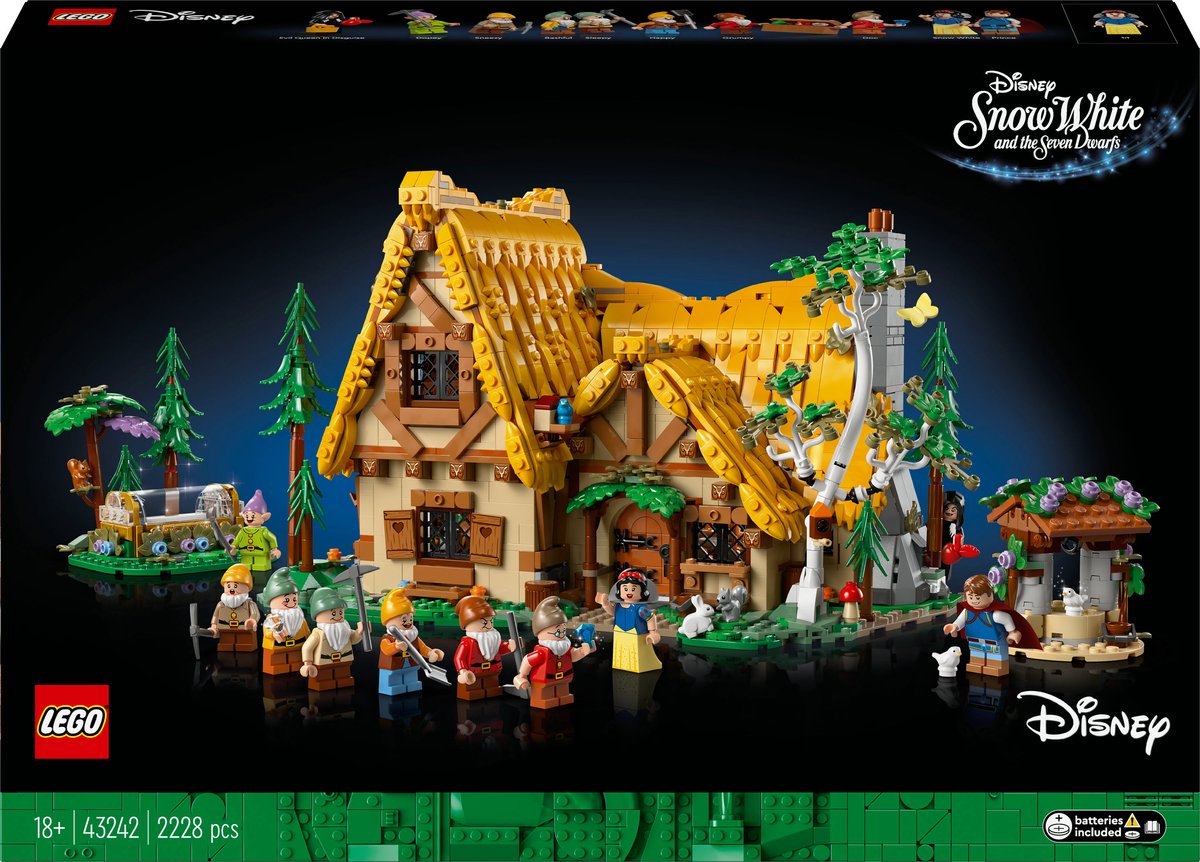LEGO Disney Sneeuwwitje en de Zeven Dwergen Huis - 43242
