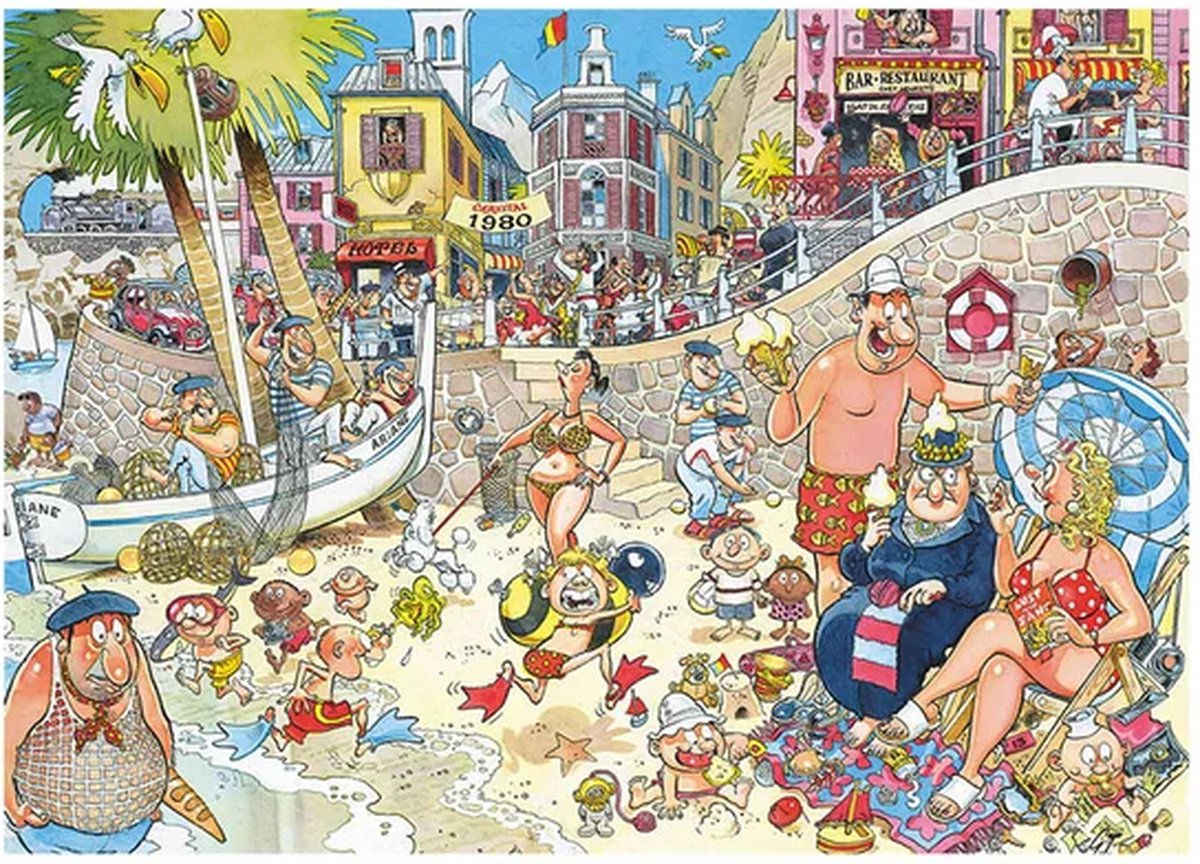 Wasgij Retro Destiny 8 - Hoogseizoen! Puzzel - 1000 Stukjes