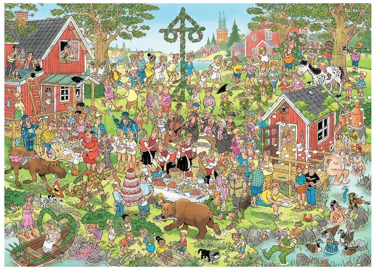 Jan van Haasteren Puzzel Midzomerfestival - 1000 Stukjes