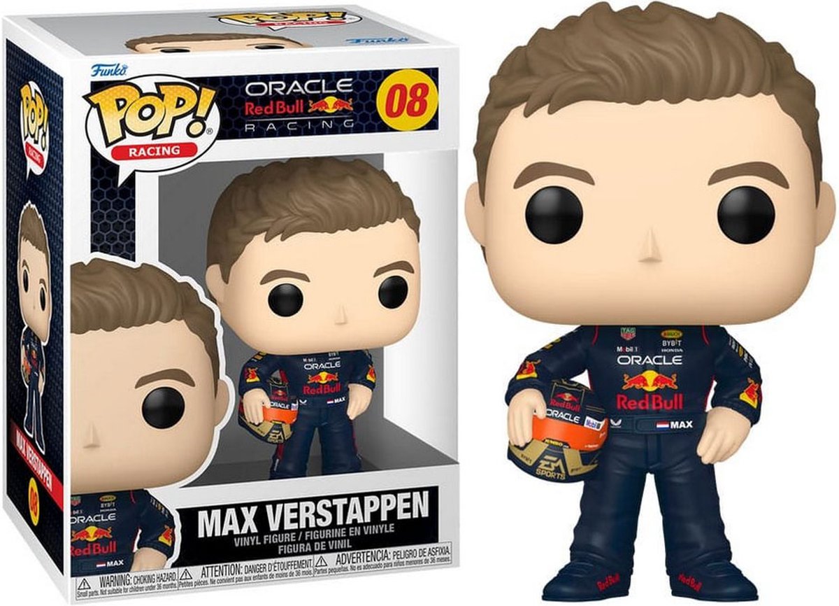 Funko Pop! Racing: Max Verstappen met Helm - #08