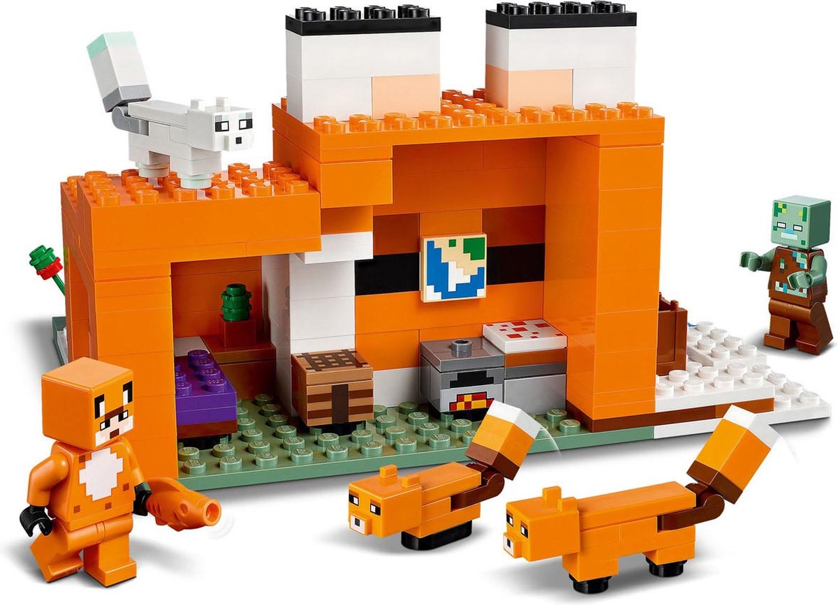 LEGO Minecraft Het Vosjeshuis Bouwspeelset - 21178