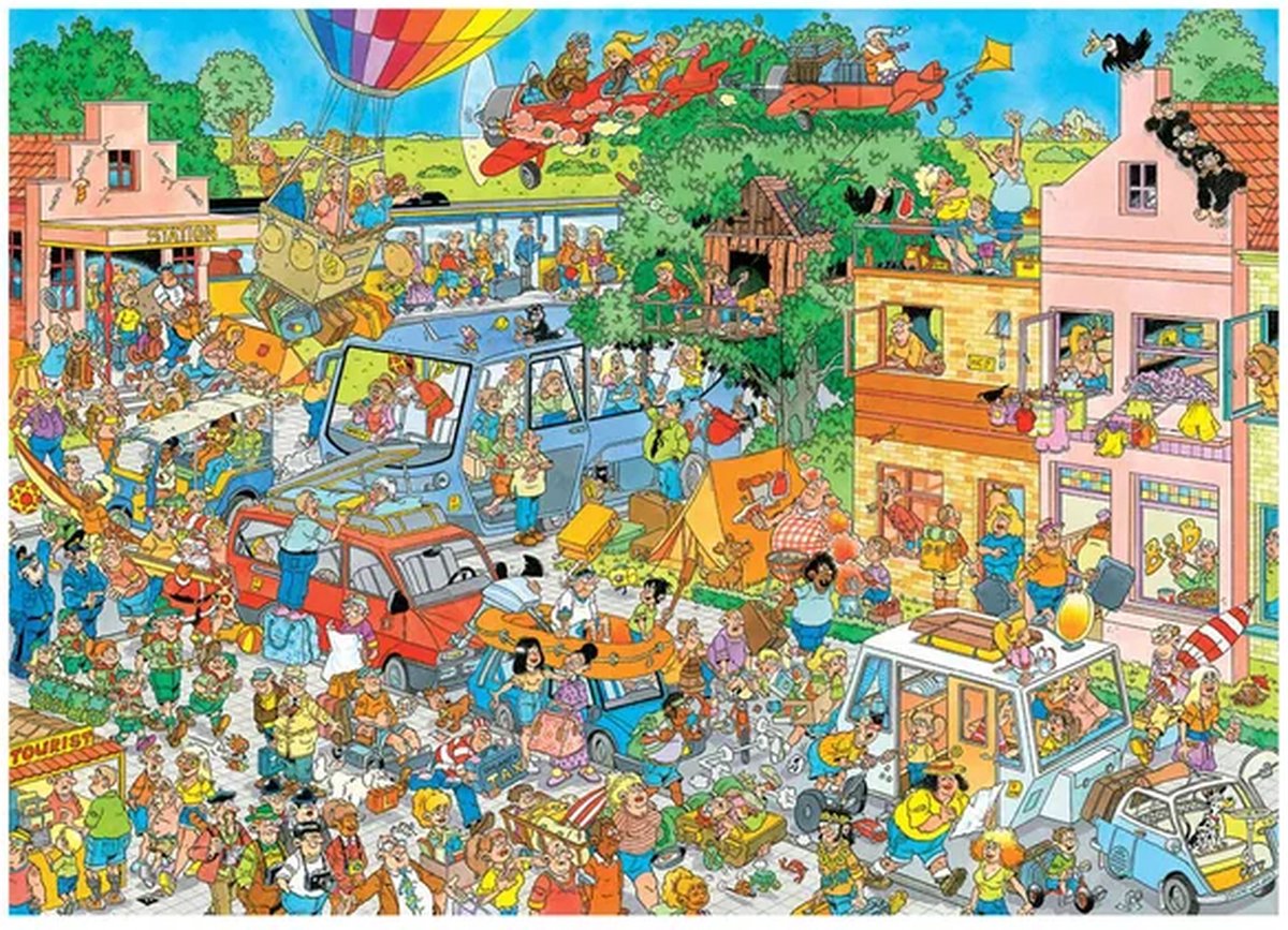 Jan van Haasteren Muziekwinkel & Vakantiepuzzels 2x1000 stukjes