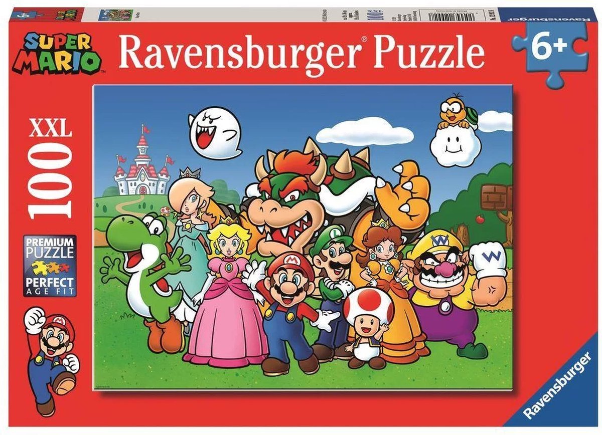 Ravensburger Super Mario XXL Puzzel 100 Stuks - Videogame