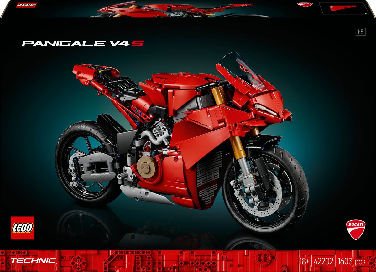 LEGO Technic Ducati Panigale V4 S Motorfiets - 42202