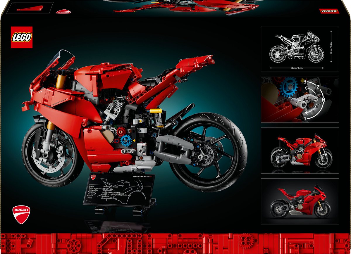 LEGO Technic Ducati Panigale V4 S Motorfiets - 42202