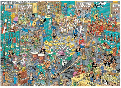 Jan van Haasteren Muziekwinkel & Vakantiepuzzels 2x1000 stukjes
