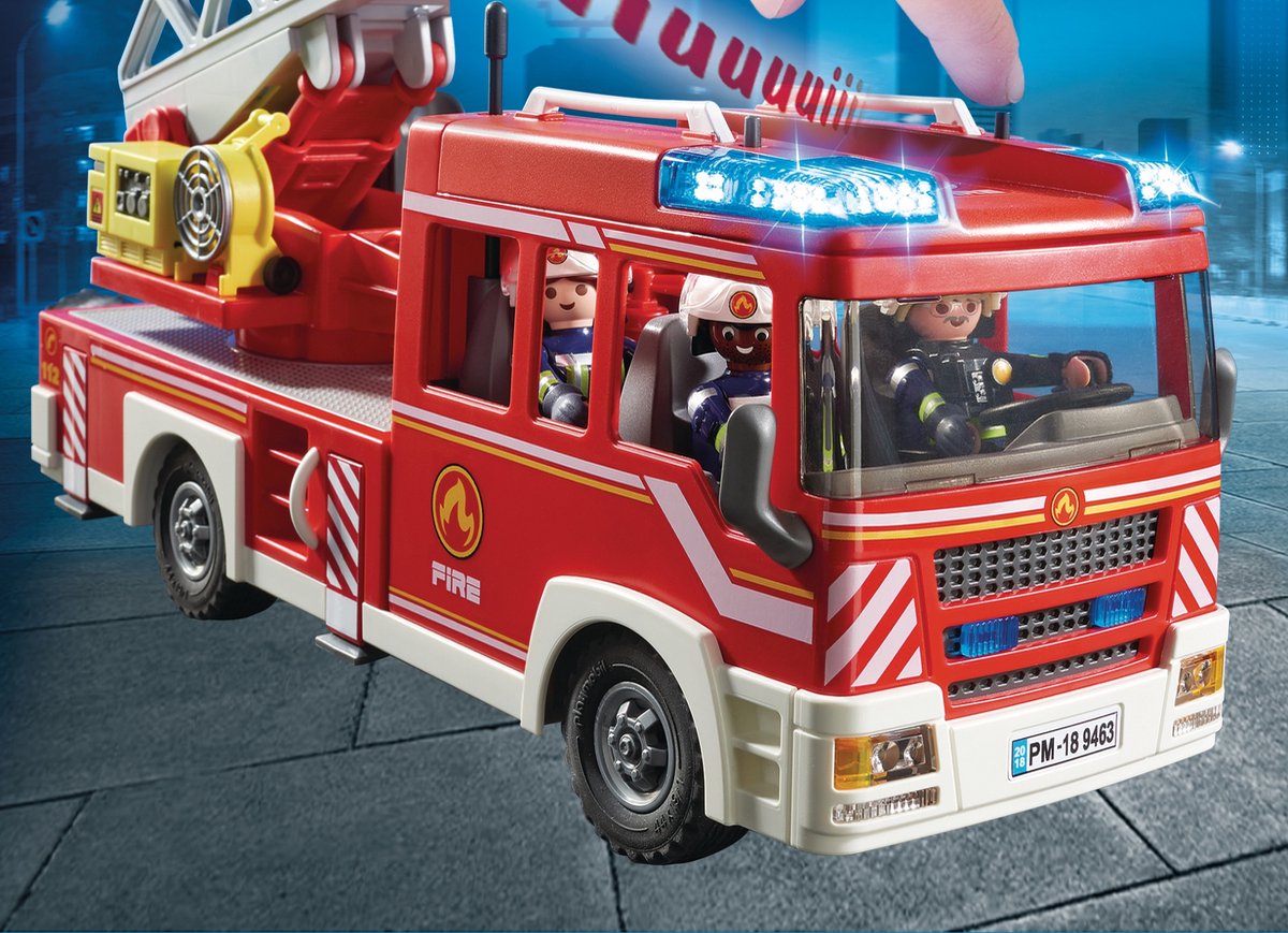 PLAYMOBIL City Action Brandweer Interventiewagen - 9464