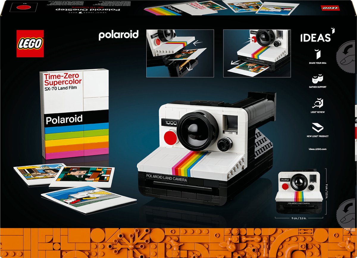 LEGO Ideas Polaroid OneStep SX-70 Camera - 21345