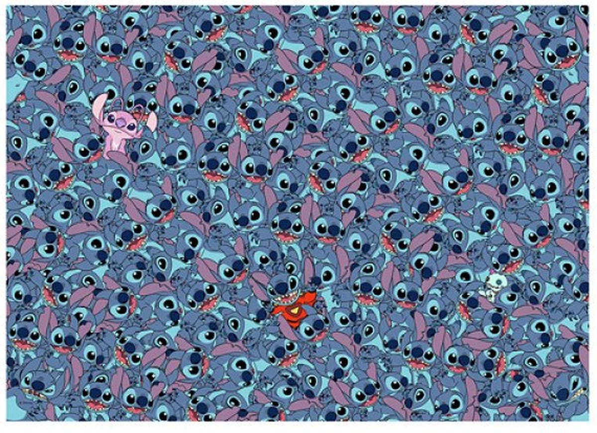 Ravensburger Disney Stitch Uitdaging Puzzel - 1000 Stukken
