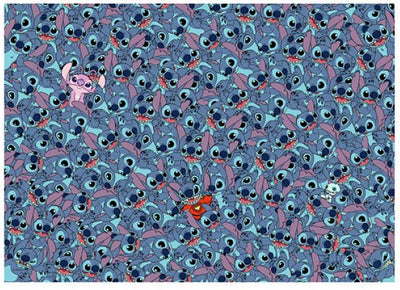 Ravensburger Disney Stitch Uitdaging Puzzel - 1000 Stukken