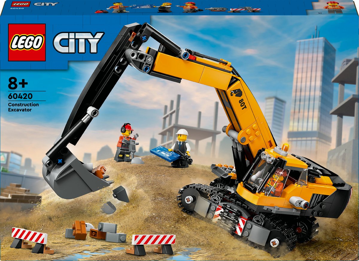 LEGO City Gele Graafmachine - 60420