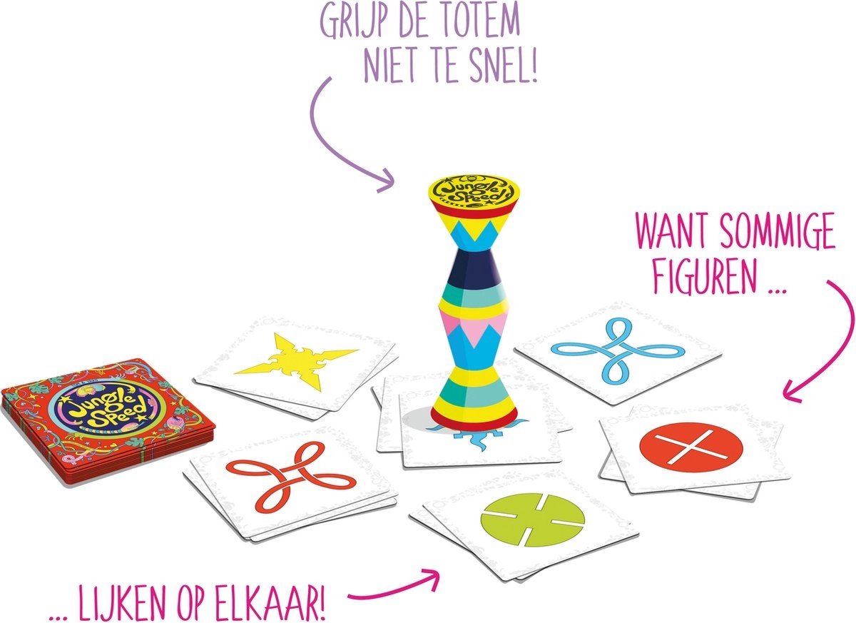 Zygomatic Jungle Speed Kaartspel Feesteditie