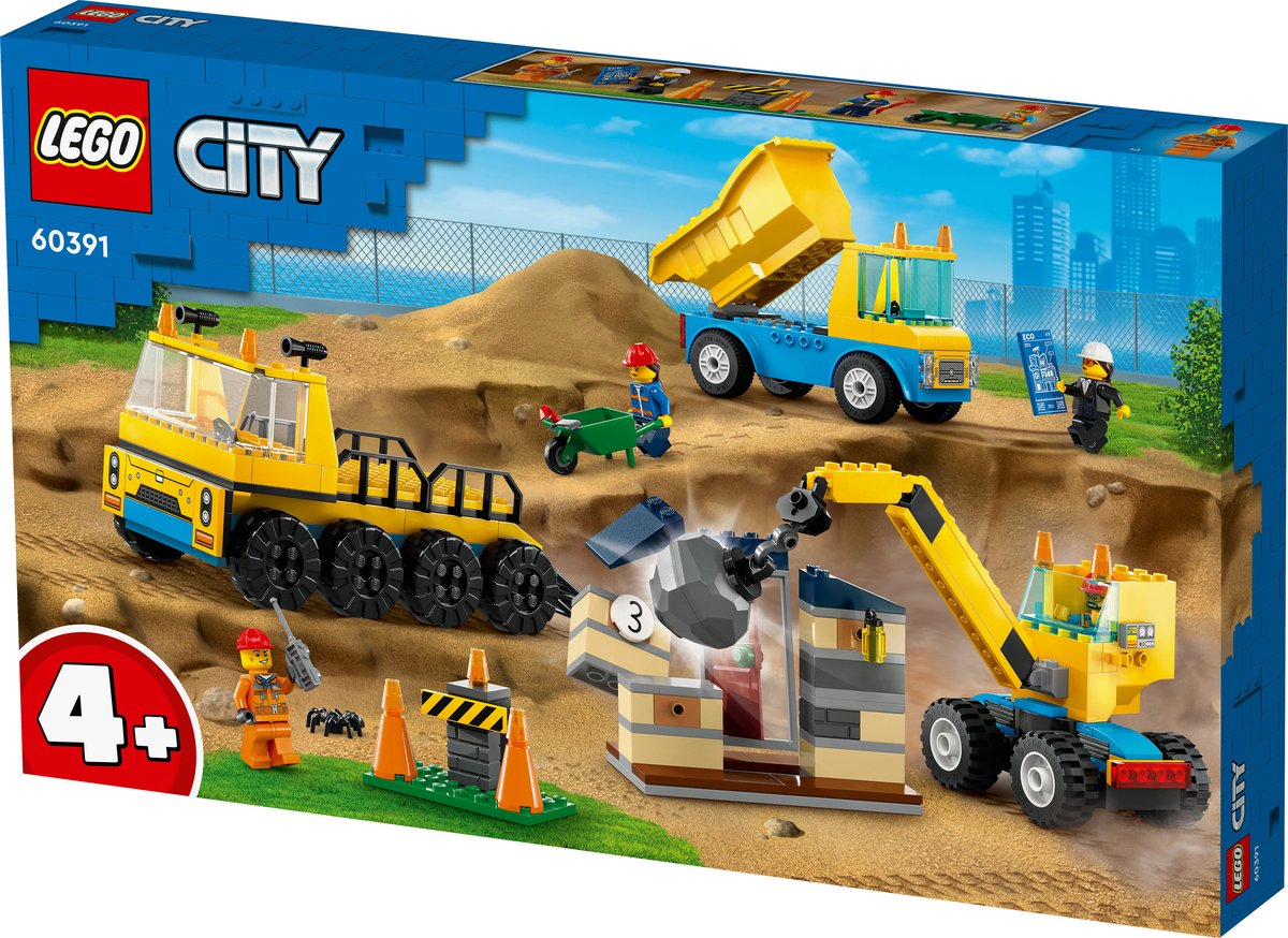 LEGO City Bouw- en Sloopvoertuigen Set - 60391