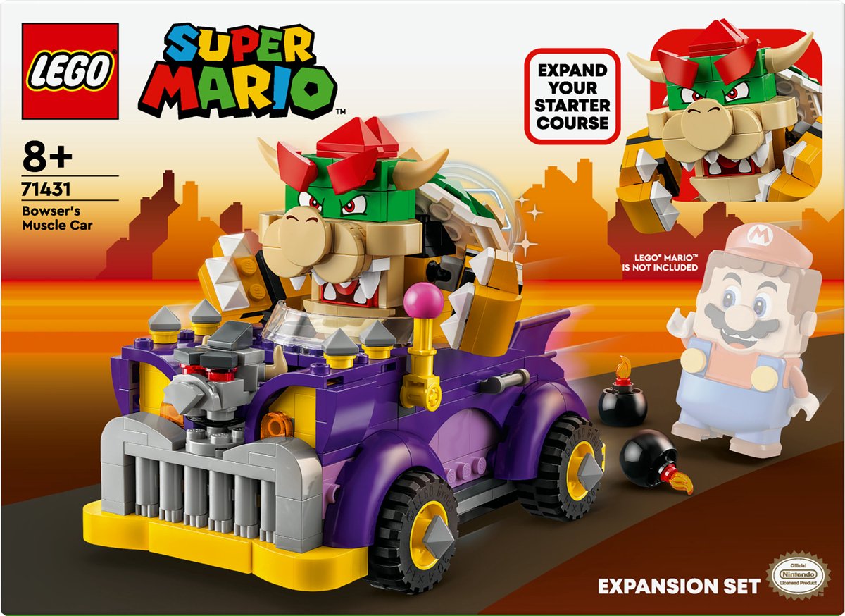 LEGO Super Mario Uitbreidingsset: Bowser's Auto - 71431