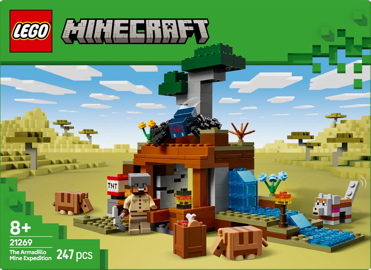 LEGO Minecraft Mijnavontuur met Tatou's - 21269